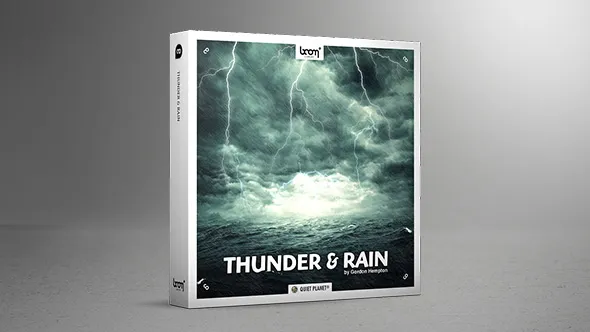 66组打雷下雨狂风闪电暴雨环境环绕立体声音效配乐 Boom Library – Thunder & Rain