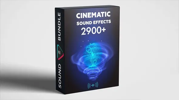 2900种常用电影环境氛围增强转场背景合成配乐音效 2900+ Cinematic Sound Effects [for FilmMakers]