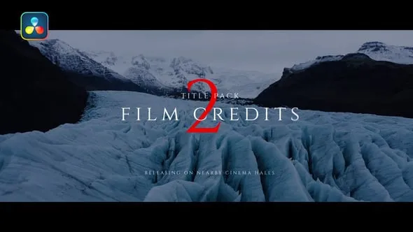 达芬奇预设-30+电影标题设计电影名演员介绍片尾演职人员表名单上升滚动字幕 Film Credits Pack V.2