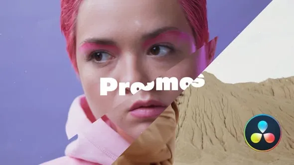 达芬奇模板-动感开场商业广告产品发布活动视频片头DaVinci Resolve模板下载