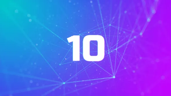 开场视频片头模板倒数10秒动画倒计时LOGO效果PR模版 Elegant Countdown Logo Mogrt