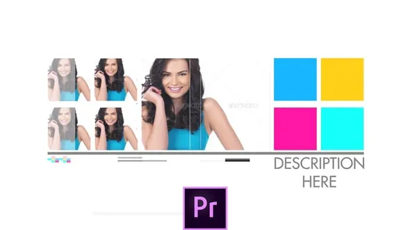 时尚活力多图像视差幻灯片优雅模特介绍商业宣传视频包装PR模板 Parallax Slideshow – Premiere Pro