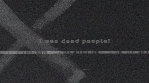 老式电影复古风格生化危机病毒恐怖标志动画AE与PR模板 Horror Logo