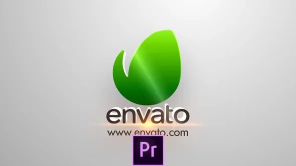 简单3D翻转动画清新明亮企业标志PR LOGO模板 3D Flip Logo – Premiere Pro