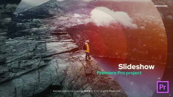 环形转场效果明亮简约商务现代时尚宣传片PR模板 Unique Slideshow