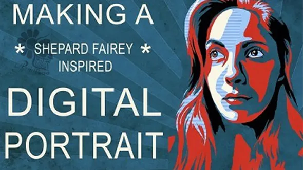 人像拍摄及后期PS夸张色彩绘画海报效果视频教程 Making a Political Poster Portrait