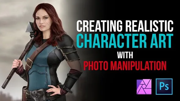 PS照片处理科幻插图角色设计视频教程 Realistic Character Design - Photo Manipulation