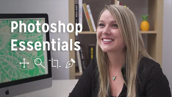 PS入门基础网页横幅图像制作视频教程 Learn Adobe Photoshop: Fundamentals for Getting Started