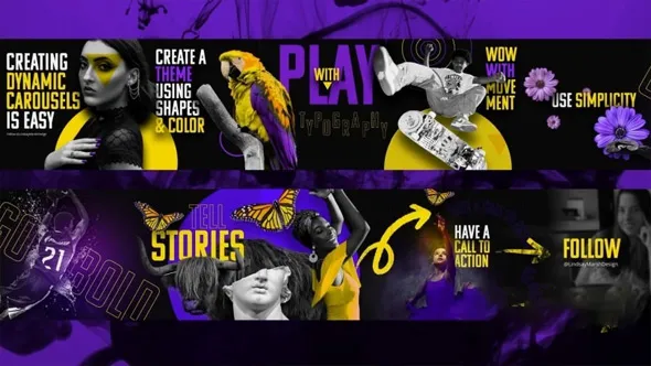 PS中级时尚排版设计无缝连续展示技巧视频教程