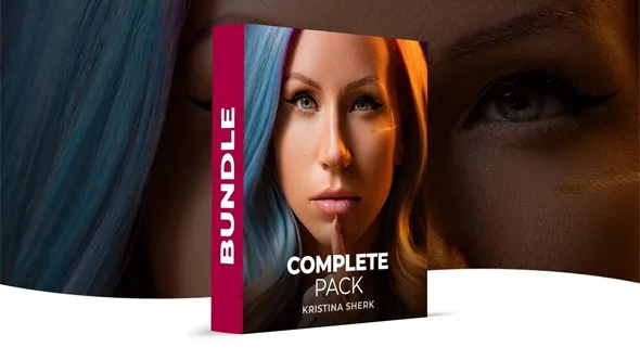 37部欧美人像修饰技术工作流程视频教程合集 Kristina Sherk Complete Pack