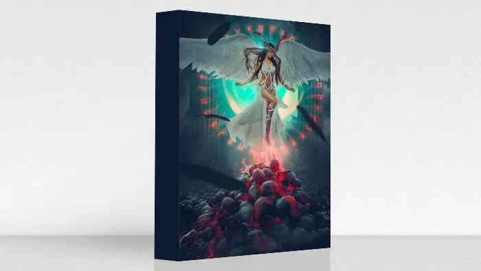 PSDBOX 在PHOTOSHOP中创建高级的神话幻想合成教程 中文字幕 fantasy manipulation in Photoshop 附练习素材