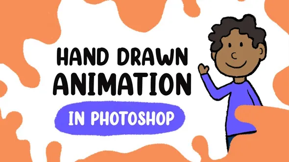 PS中创建个性化gif传统二维动画工作流程视频教程 中文字幕 Hand Drawn Animation: Create an Animated Gif in Adobe Photoshop