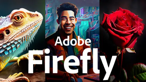 Adobe Firefly平面设计中使用AI人工智能视频教程 中文字幕 Adobe Firefly: Learn the AI Features of Adobe Creative Apps like Photoshop