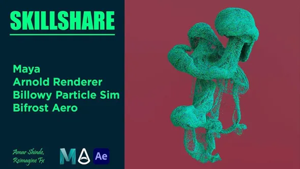 Maya中Bifrost Aero雾状粒子模拟技术训练视频教程 Billowy Particle Simulation | Bifrost Aero | Maya & Arnold Renderer