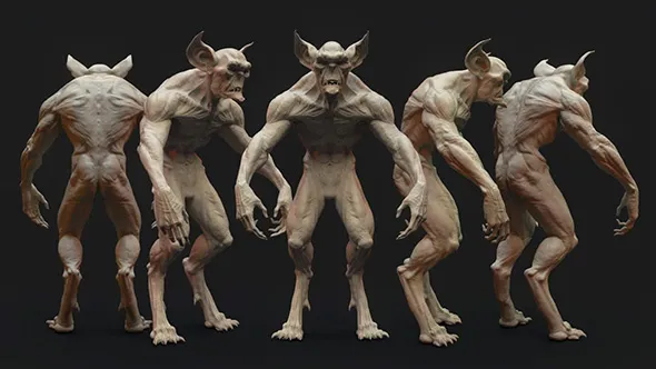Zbrush影视游戏角色概念雕塑技术训练视频教程 Concept Sculpting for Film and Games