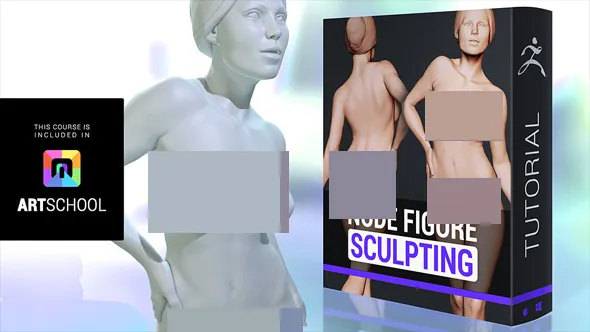 ZBrush角色身体解剖雕刻指南大师级视频教程