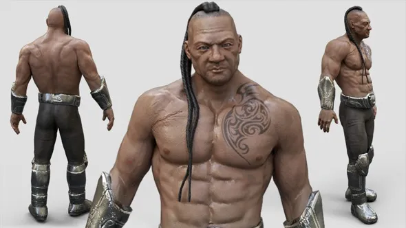 ZBrush游戏角色肖像逼真骨骼肌肉视制作频教程第二季 Character Creation for Games Vol. 2: Production Workflow