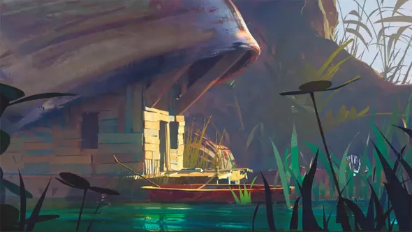 Zbrush概念艺术环境从3D构建到2D绘制视频教程 3D to 2D Workflow for Environment Design