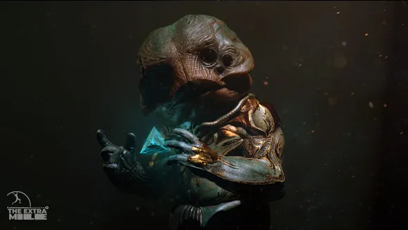 ZBrush六眼异形概念艺术雕刻创作工作流程视频教程 The Extra Mile Character