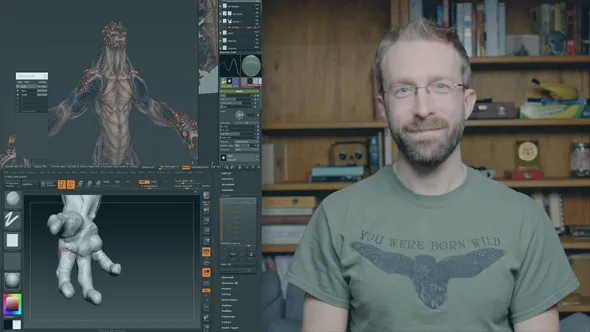 Zbrush雕刻怪兽角色设计制作视频教程 An Immortal Design: Character Design Theory and Development