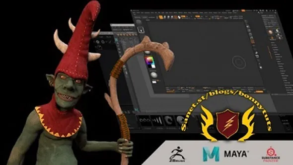 Zbrush角色雕刻工作流程进阶训练视频教程 中文字幕 Zbrush Creature Sculpting for Intermediate User