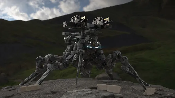 ZBrush战斗机器人完整制作全流程视频教程 Designing a Piloted Combat Mech by Ara Kermanikian