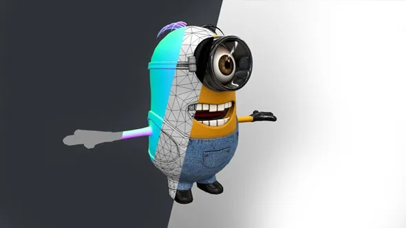 Zbrush小黄人卡通角色完整制作流程视频教程 中文字幕 Game Character Course - ZBrush to Substance Painter and more