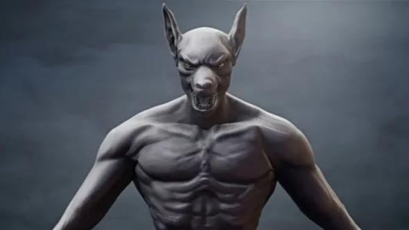 Zbrush狗头人神兽完整雕刻制作视频课程 中文字幕 Create a Dogman Creature in Zbrush