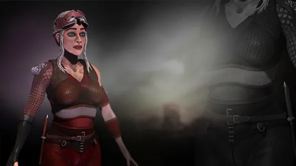 ZBrush角色皮肤与服饰纹理细节制作视频教程 中文字幕 ZBrush High Detail Poly Painting Course Module 2