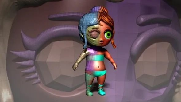 Zbrush重拓扑结构控制核心技术训练视频教程 中文字幕 ZBrush Course - Learn Re-topology and have control in ZBrush