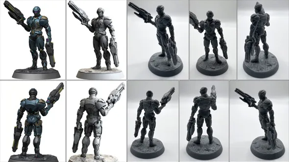 Zbrush棋牌游戏微型角色模型雕刻实例制作视频教程 Sculpting Miniatures for Boardgames Using ZBrush