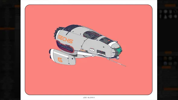 ZBrush影视游戏飞船概念艺术设计视频教程 Concepting Spaceships for Film & Games