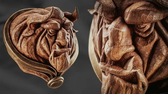 ZBrush奇幻野兽生物雕刻设计实例制作视频教程 The Beast – ZBrush Sculpture: Creating Magical Characters