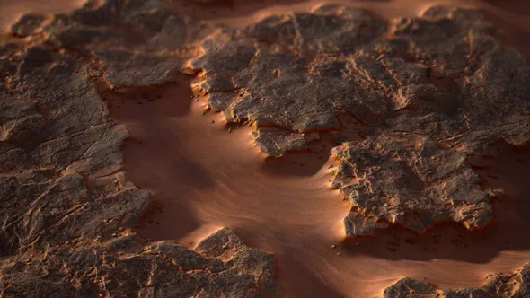 Substance Designer沙子沙丘贴图实例制作教程 Tutorial Desert Bedrock