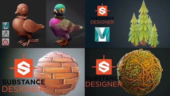 3DEX机构游戏资产从建模到纹理材质制作教程合集第三季 Gumroad 3dEx Tutorial Collection 03