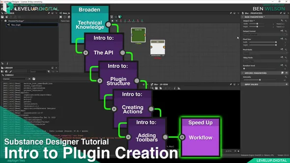 Substance Designer中的插件创建技术训练教程 Intro to Plugin Creation in Substance Designer