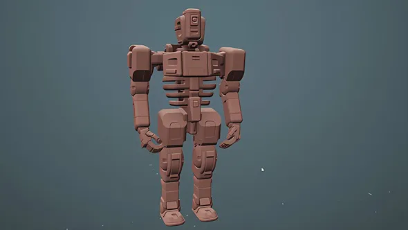 Substance Modeler复杂科幻3D机器人设计视频教程 Designing a 3D Robot in Substance Modeler