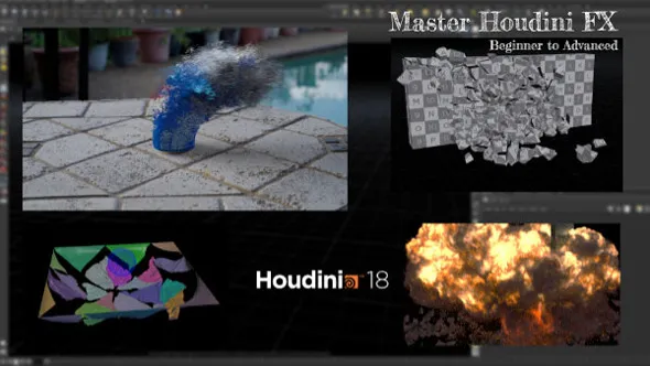 Houdini视觉特效全面技能大师级训练视频教程 Master Houdini FX