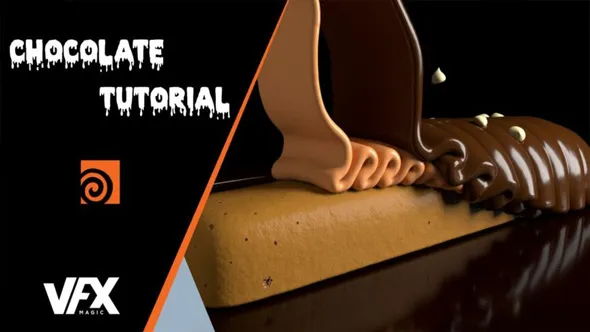 Houdini巧克力浆下落动画特效制作视频教程 Houdini Flip - Chocolate Tutorial