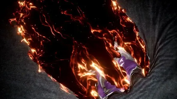 Houdini撕裂火焰布料视觉特效实例制作视频教程