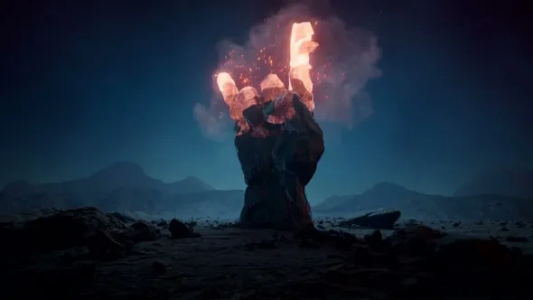 Houdini和Nuke岩石火焰视觉特效制作视频教程 Magical Rock Assembly – Houdini & Nuke VFX Course