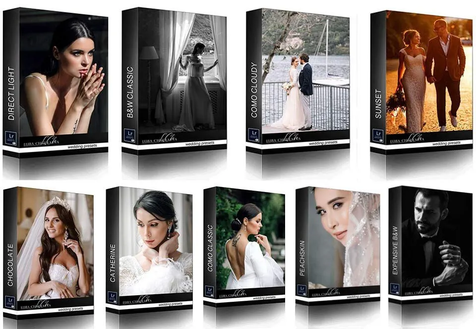 Lyuba Chulyaeva 9套婚礼人像LR预设合集 Lyuba Chulyaeva – Lightroom Presets