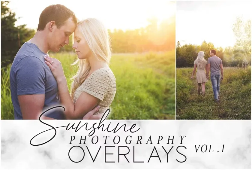 摄影后期30高清阳光光效叠加合成素材 Sunshine Photography Overlays
