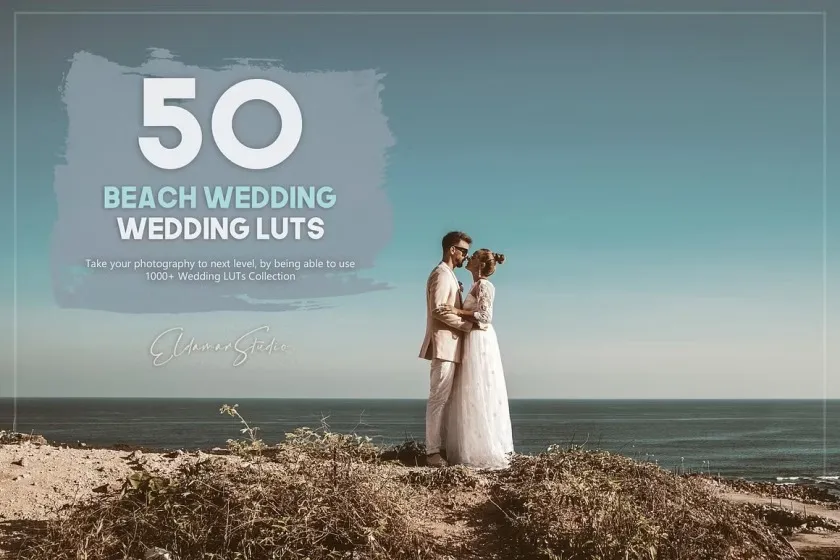 50个海滩婚礼LUT调色预设 50 Beach Wedding LUTs Pack