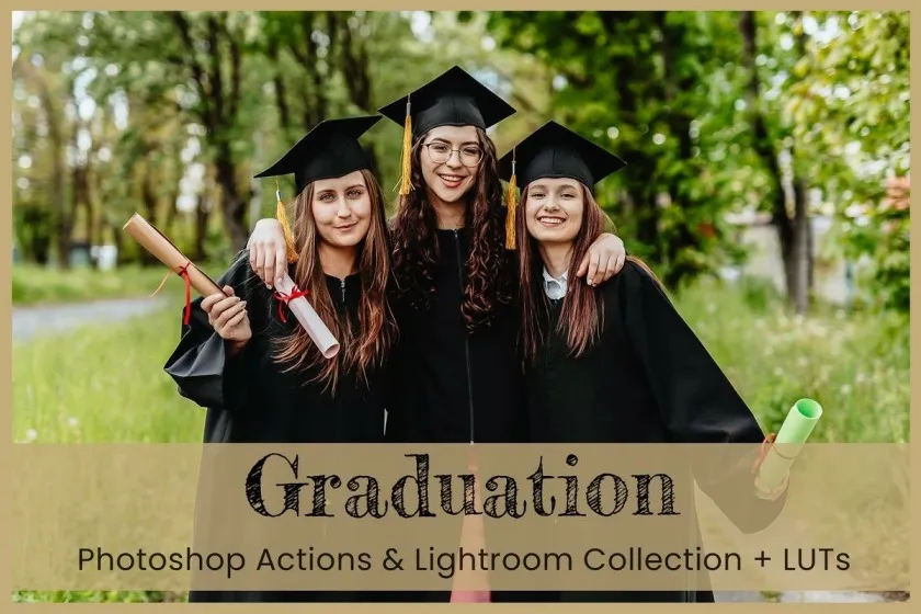 校园毕业照摄影后期调色LR预设及LUT预设 Graduation Lightroom Presets