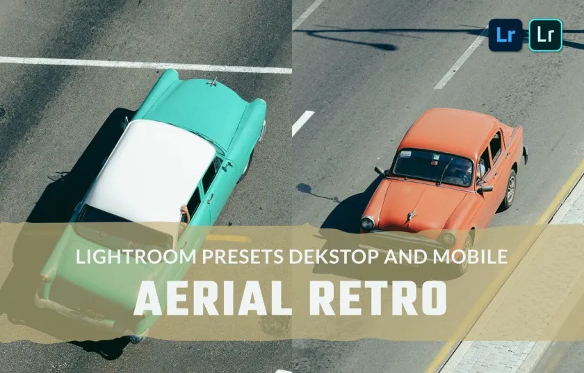 航拍电影风光后期调色Lightroom预设及视频电影Vlog后期调色LUT预设