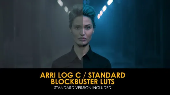 Arri Log C标准大气视频调色颜色分级28组LUTs预设 Arri Log C And Standard Blockbuster Luts