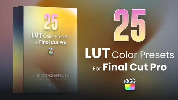 25个电影大片单色黑白LUTs视频调色预设 25 LUTs pack