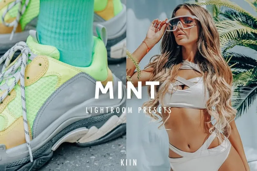 INS风丁香薄荷色通透人像LR预设/APP滤镜 LILAC MINT Lightroom Presets