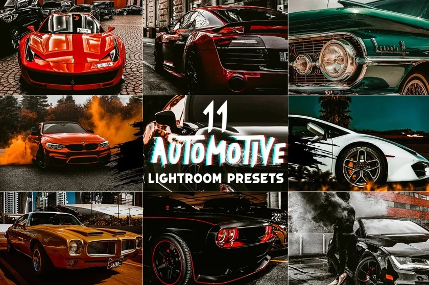 2lagus 11个质感大气汽车摄影后期Lightroom预设与APP滤镜 11 Effects Cars Lightroom Prestes